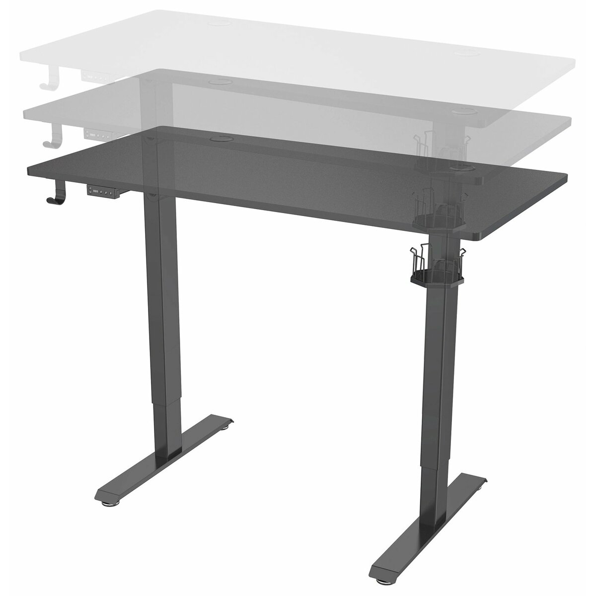 Стол для компьютера Cactus CS-ED-BBK, черный