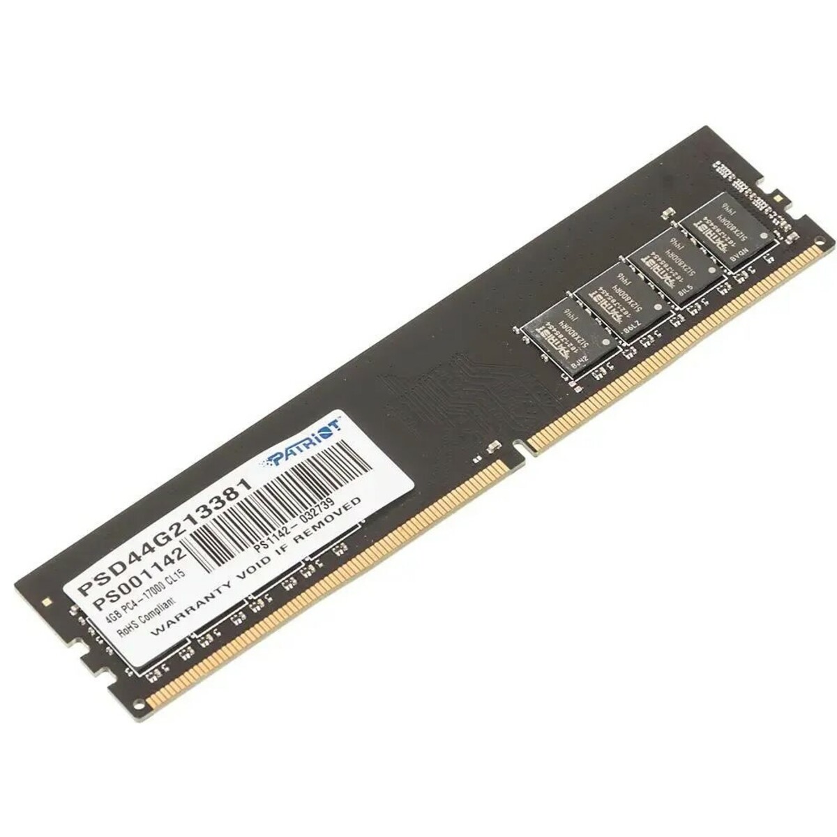 Память DDR4 4Gb 2133MHz Patriot PSD44G213381