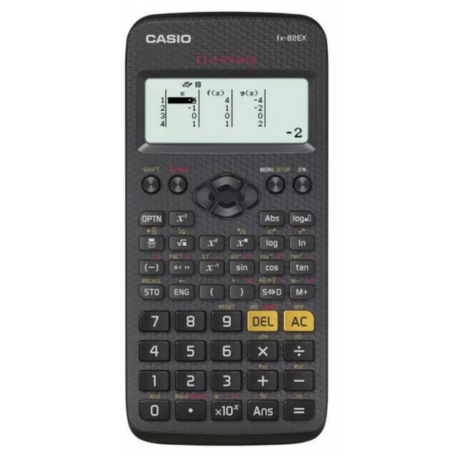 Калькулятор научный Casio Classwiz FX-82EX черный 10+2-разр.
