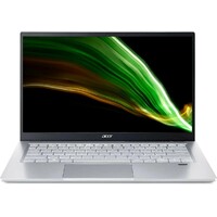 Ноутбук Acer Swift 3 SF314-43-R931 (AMD Ryzen 7 5700U 1.8Ghz/16Gb LPDDR4x/SSD 512Gb/AMD Radeon/14 /IPS/FHD (1920x1080)/noOS/silver/WiFi/BT/Cam)