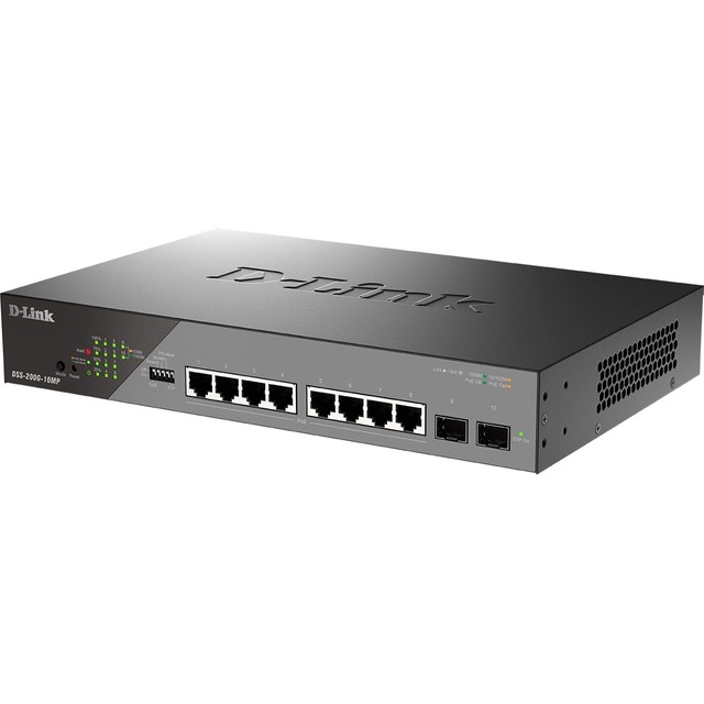 Коммутатор D-Link DSS-200G-10MP / A1A Коммутатор D-Link DSS-200G-10MP / A1A