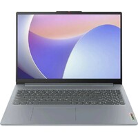 Ноутбук Lenovo IdeaPad Slim 3 15AMN8 (AMD Ryzen 3 7320U 2.4Ghz/8Gb LPDDR5/SSD 256Gb/AMD Radeon 610M/15.6 /IPS/FHD (1920x1080)/noOS/gray/WiFi/BT/Cam)