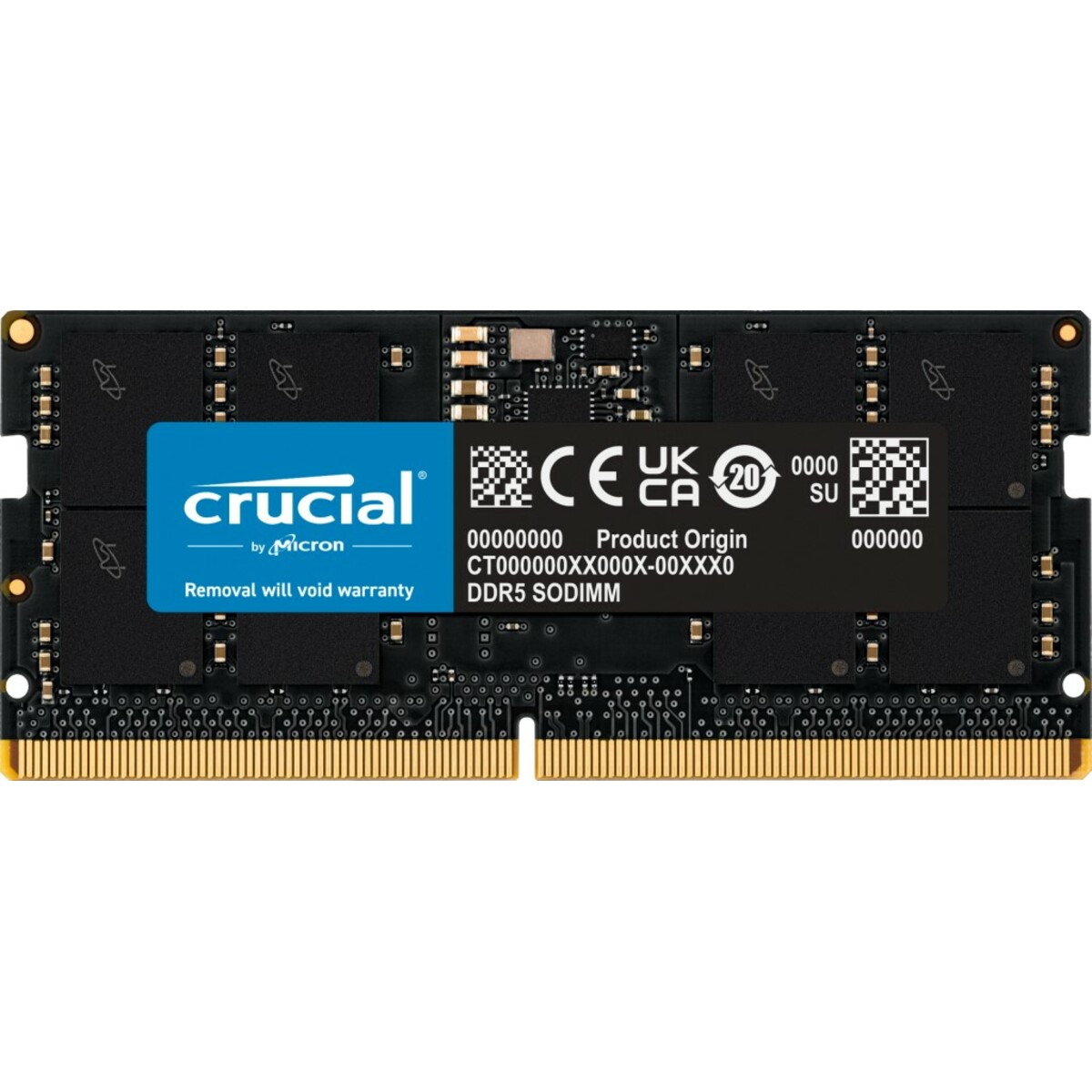 Память DDR5 16Gb 5600MHz Crucial CT16G56C46S5
