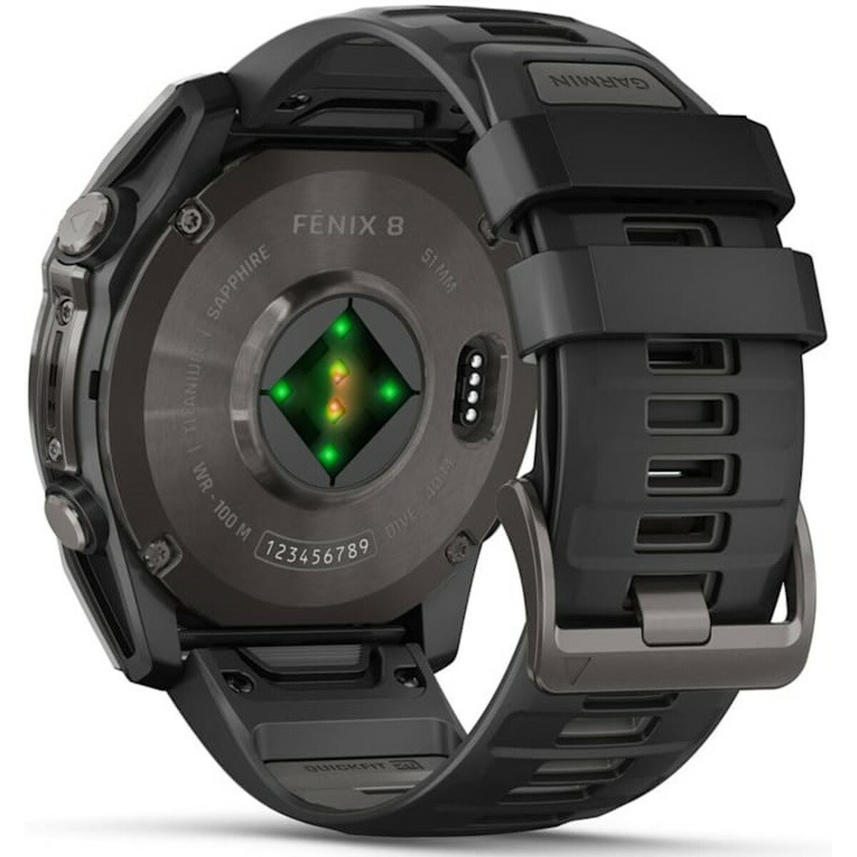 Умные часы Garmin Fenix 8 Amoled Sapphire 51mm (Цвет: Carbon Gray/Black)