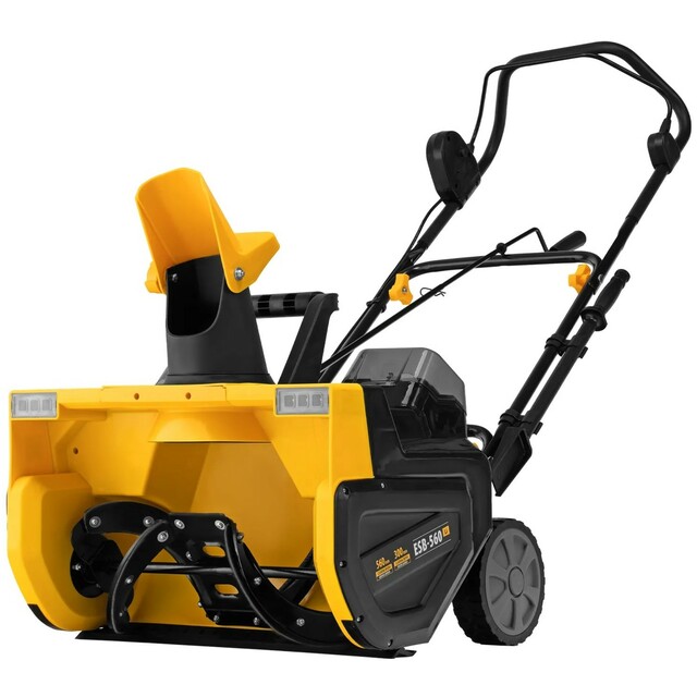 Снегоуборщик аккумуляторный Denzel ESB-560Li (Цвет: Yellow / Black)