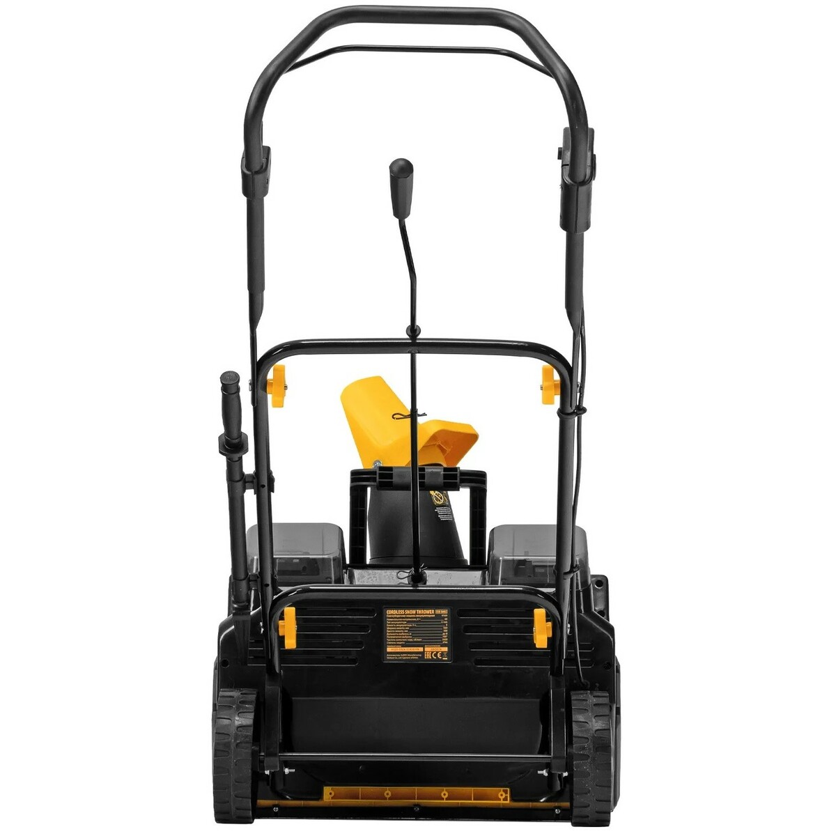 Снегоуборщик аккумуляторный Denzel ESB-560Li (Цвет: Yellow / Black)
