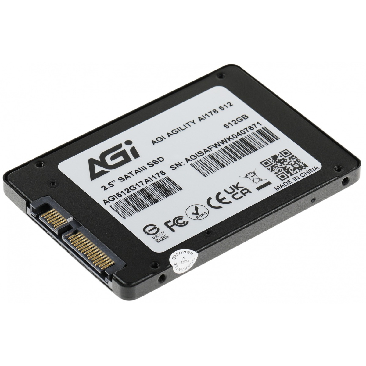 Накопитель SSD AGi SATA III 512Gb AGI512G17AI178