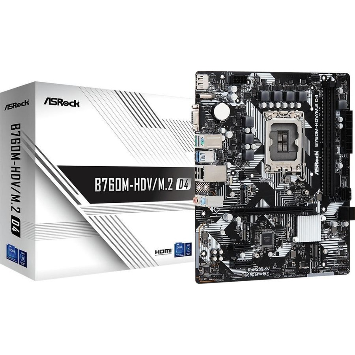 Материнская плата Asrock B760M-HDV/M.2 D4