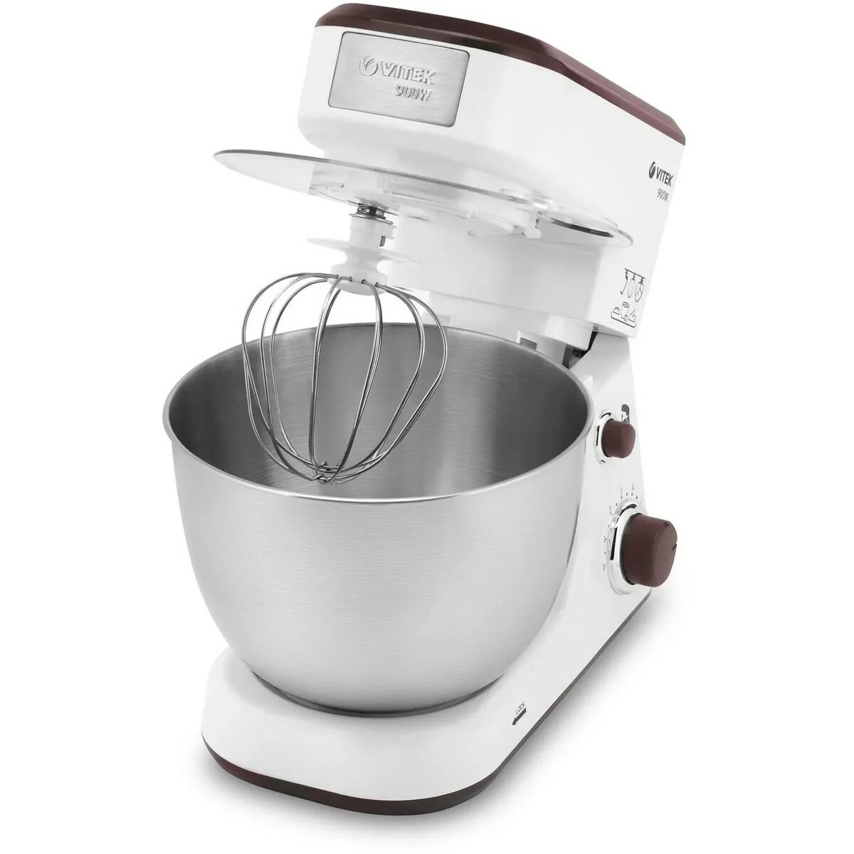 Миксер планетарный Vitek VT-1433 (Цвет: White/Brown)