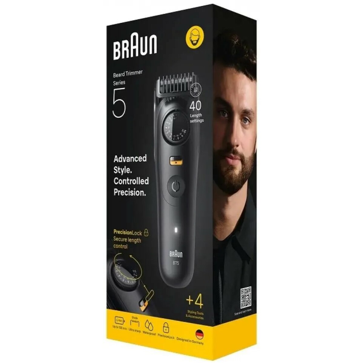 Триммер Braun BT5520, черный 