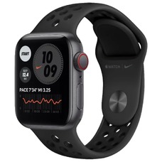 Умные часы Apple Watch SE 44mm Aluminum Case with Nike Sport Band (Цвет: Space Gray/Anthracite/Black)