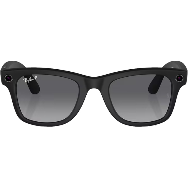 Умные очки Ray-Ban Meta Wayfarer RW4006 (Цвет: Matte Black/Polar Gradient Graphite)