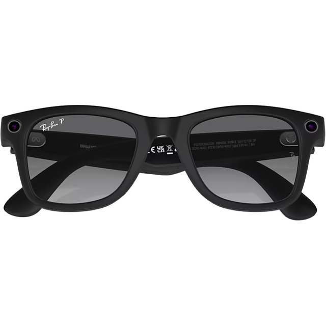 Умные очки Ray-Ban Meta Wayfarer RW4006 (Цвет: Matte Black/Polar Gradient Graphite)