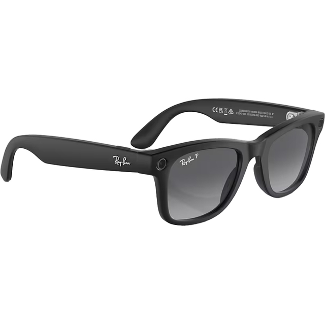Умные очки Ray-Ban Meta Wayfarer RW4006 (Цвет: Matte Black/Polar Gradient Graphite)