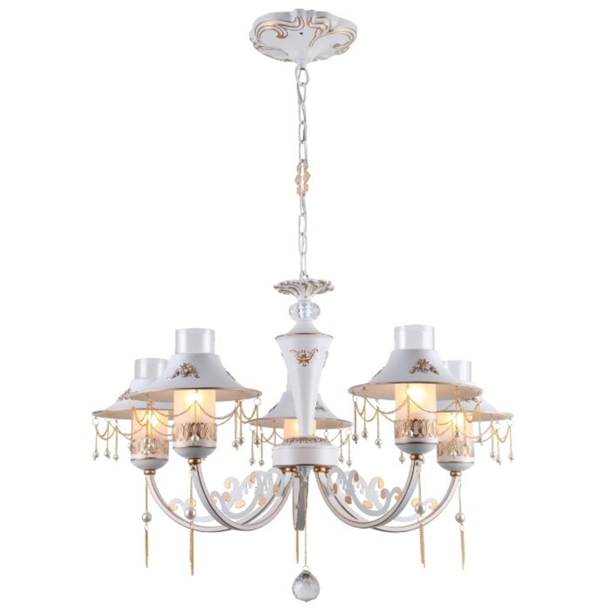 Люстра KORMORAN 1105/5 (Цвет: White)