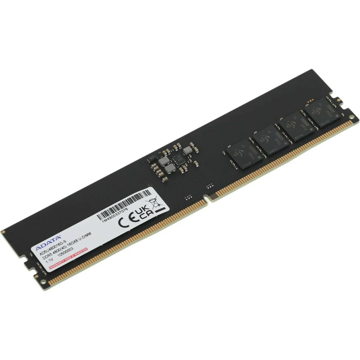 Память DDR5 16Gb 4800MHz A-Data AD5U480016G-S