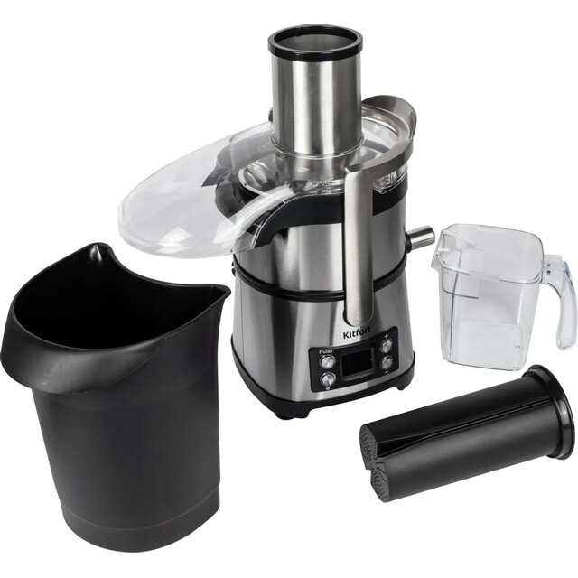 Кухонный комбайн Kitfort KT-1395 (Цвет: Silver / Black)