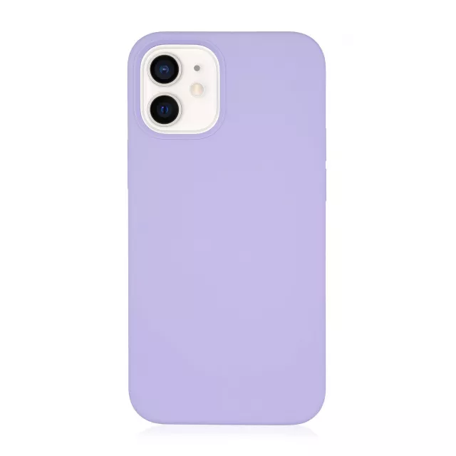 Чехол-накладка VLP Silicon Case для смартфона iPhone 12 Mini (Цвет: Purple)