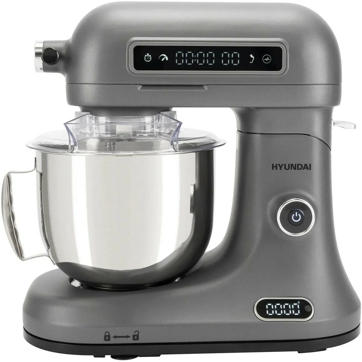 Миксер планетарный Hyundai HYM-S8551 (Цвет: Silver)