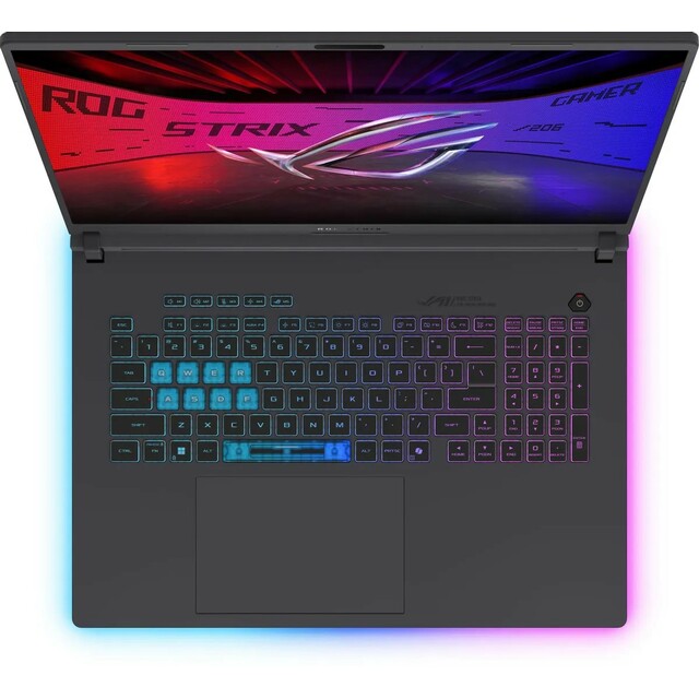Ноутбук Asus ROG Strix G18 G815JMR-S9080 (Core i7 14650HX 2.2Ghz/32Gb DDR5/SSD1Tb/NVIDIA GeForce RTX 5060 8Gb/18 /noOS/gray) (90NR0LE1-M00450)