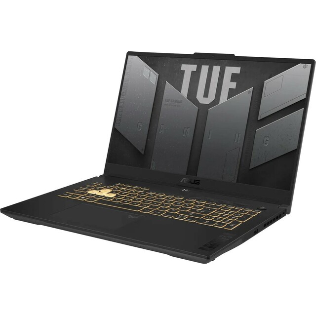 Ноутбук Asus TUF Gaming F17 FX707VJ-HX013 (Core 5 210H 2.2Ghz/16Gb DDR4/SSD1Tb/NVIDIA GeForce RTX 3050 6Gb/17.3 /noOS/gray) (90NR0MY5-M000Z0)