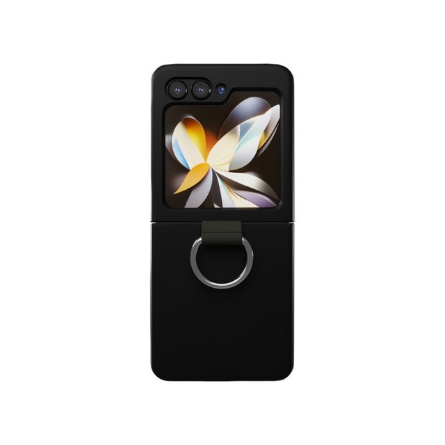 Чехол-накладка VLP Flex Сase для смартфона Samsung Galaxy Z Flip 5, черный