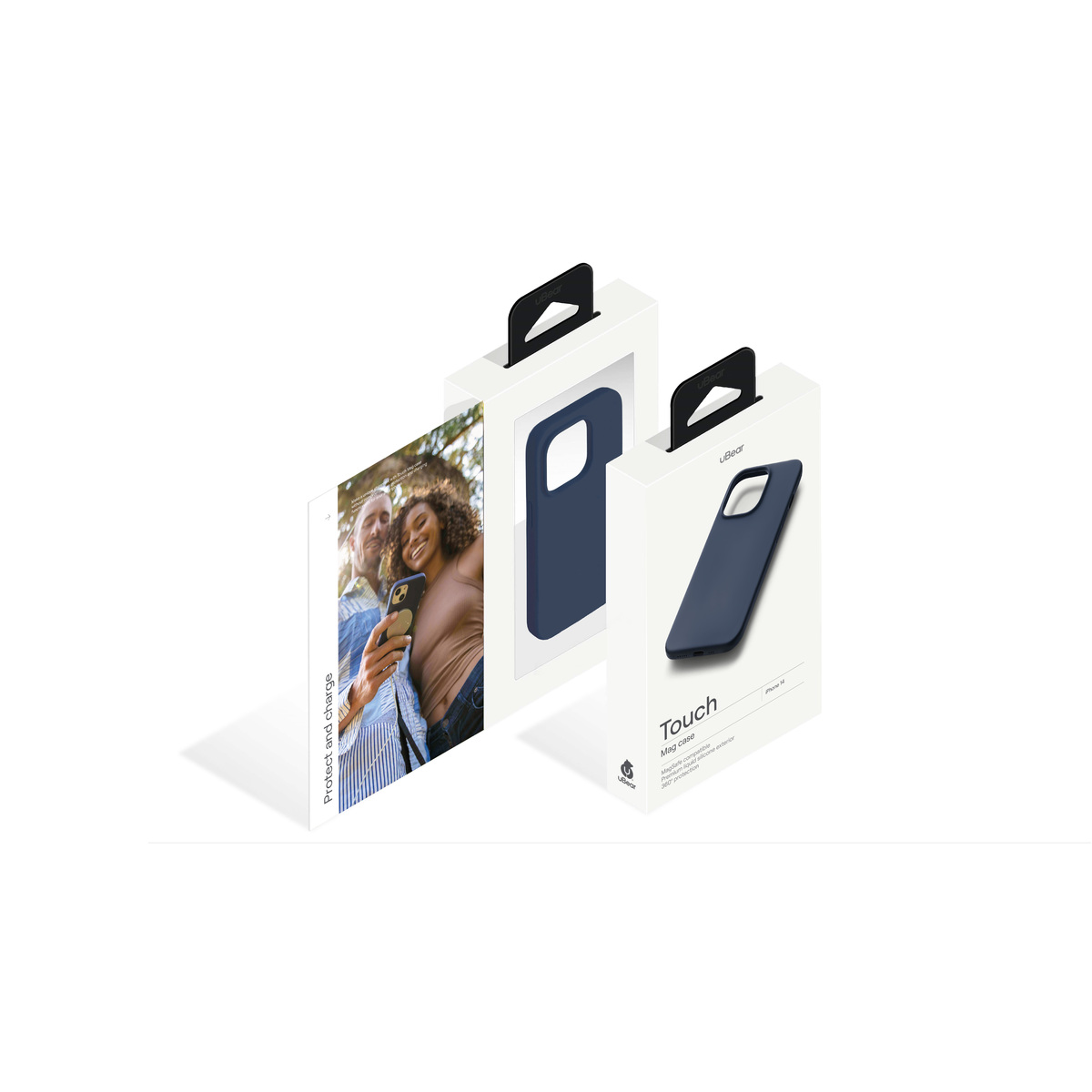 Чехол-накладка uBear Touch Mag Case для смартфона Apple iPhone 14 (Цвет: Dark Blue)