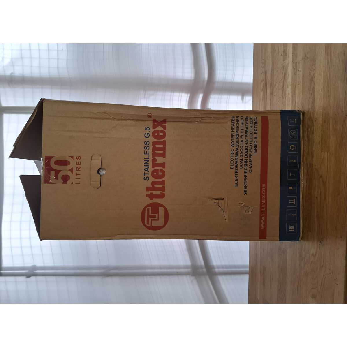 Водонагреватель Thermex Praktik 50 V Slim, белый