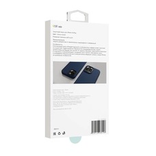 Чехол-накладка VLP Aster Case для смартфона Apple iPhone 15 Plus (Цвет: Dark Blue)