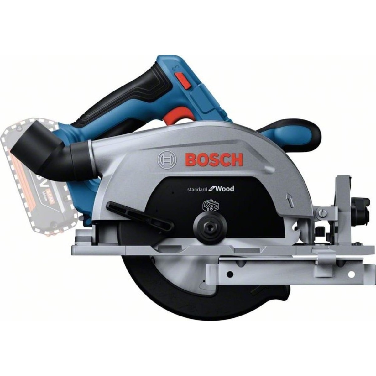 Циркулярная пила Bosch GKS 185-LI без АКБ и ЗУ (Цвет: Blue)