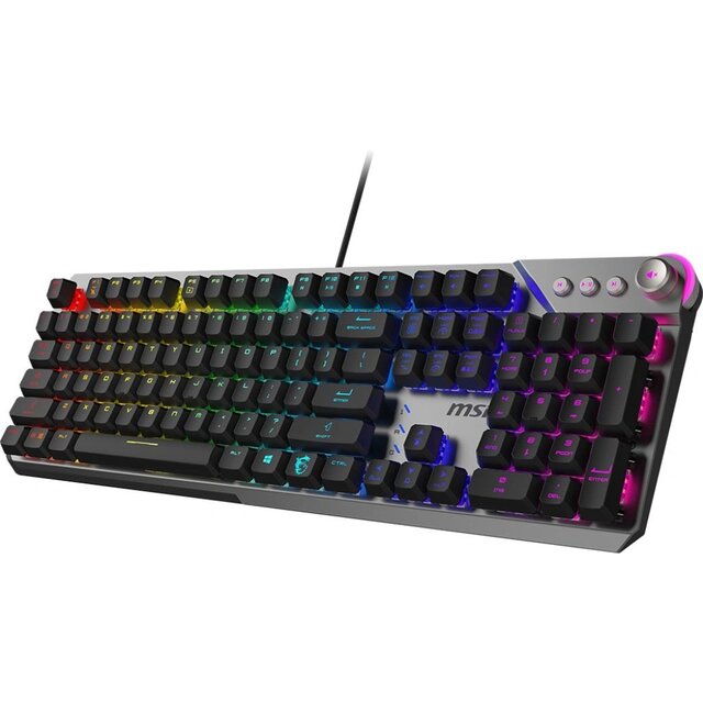 Клавиатура MSI STRIKE 600 Silent механическая (Цвет: Gray / Black)
