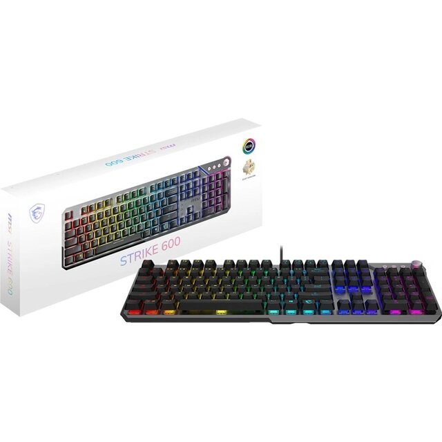 Клавиатура MSI STRIKE 600 Silent механическая (Цвет: Gray / Black)