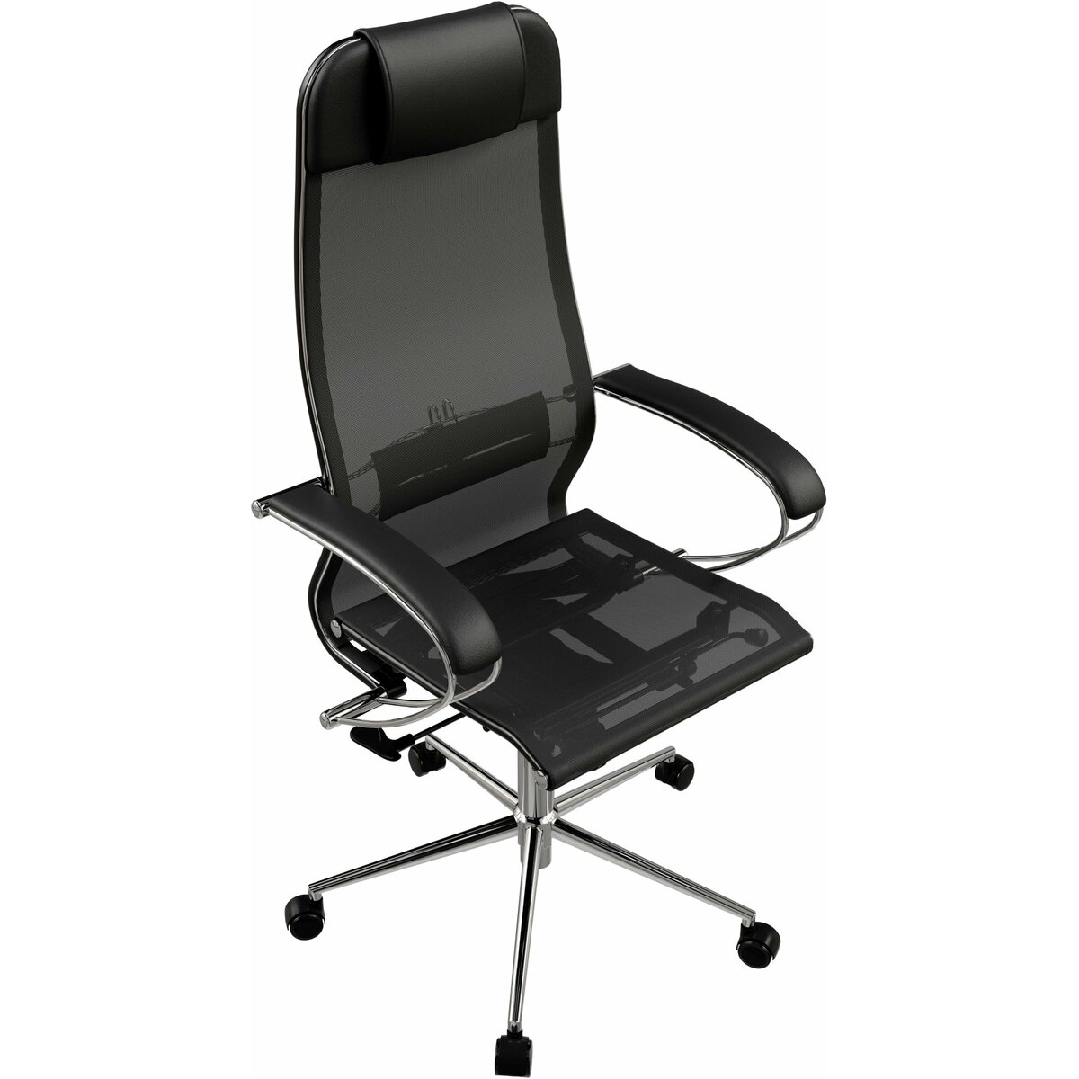 Кресло Метта ErgoLife Set 4, черный