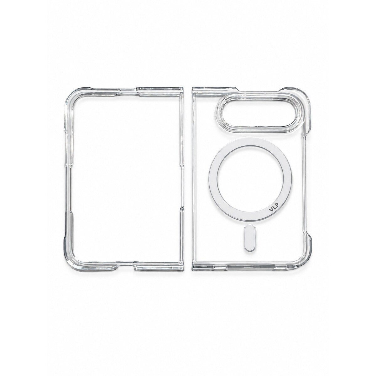 Чехол-накладка VLP Puro Case с MagSafe для iPhone Duo, прозрачный