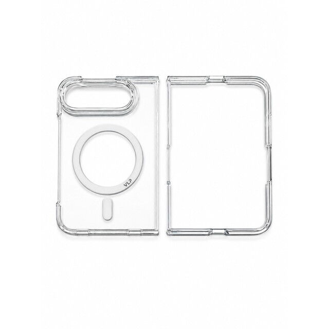 Чехол-накладка VLP Puro Case с MagSafe для iPhone Duo, прозрачный Чехол-накладка VLP Puro Case с MagSafe для iPhone Duo, прозрачный