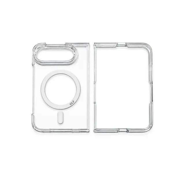 Чехол-накладка VLP Puro Case с MagSafe для iPhone Duo, прозрачный