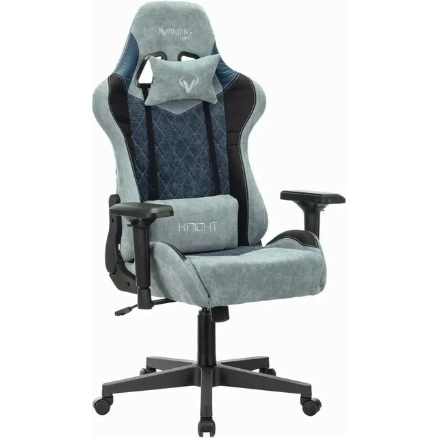 Кресло игровое Zombie VIKING 7 KNIGHT Fabric (Цвет: Blue)
