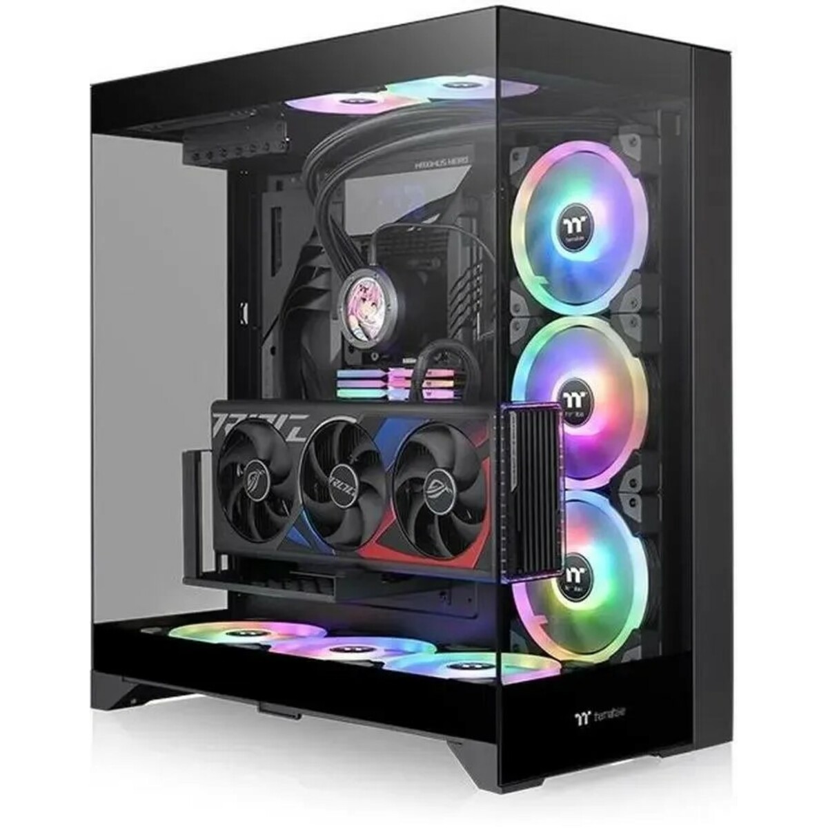 Корпус Thermaltake CTE E550 TG, черный 