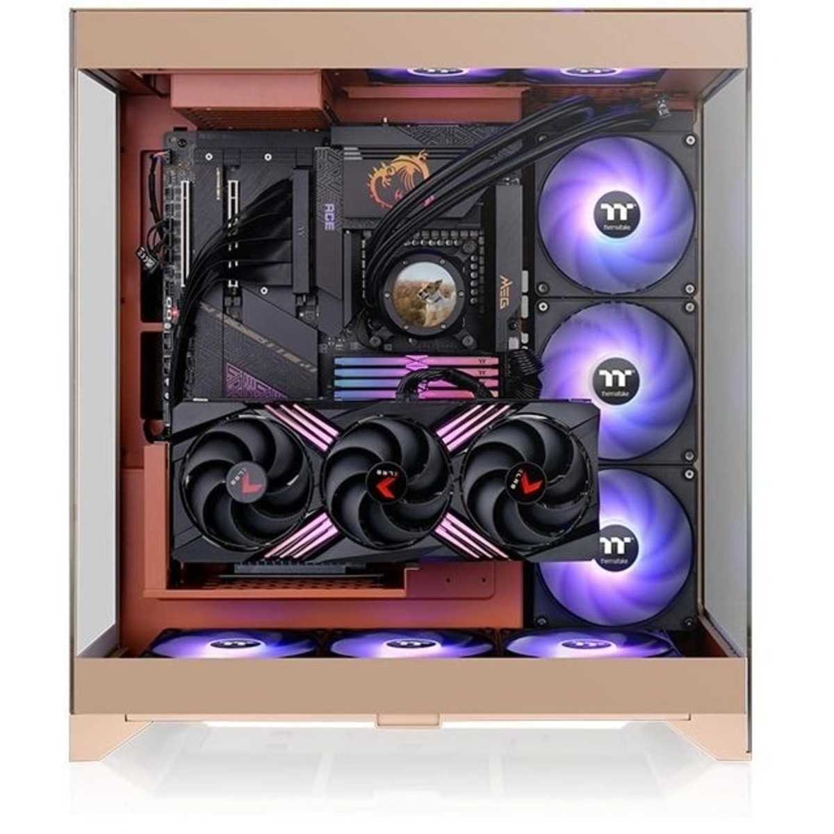 Корпус Thermaltake CTE E550 Gravel Send (Цвет: Brown)