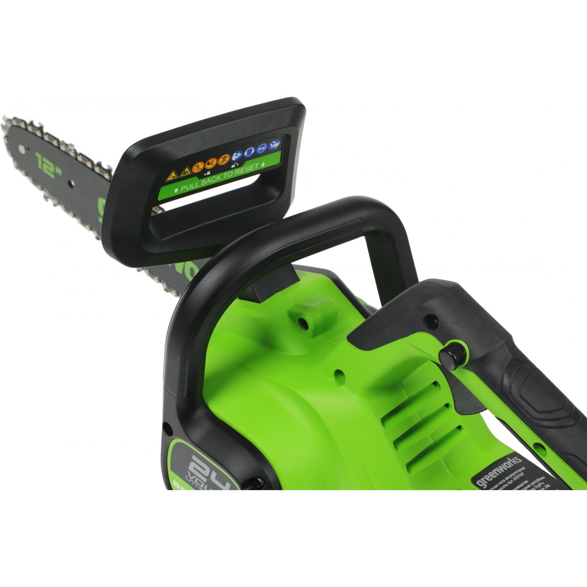 Цепная пила Greenworks GD24CS30K2 (Цвет: Green)