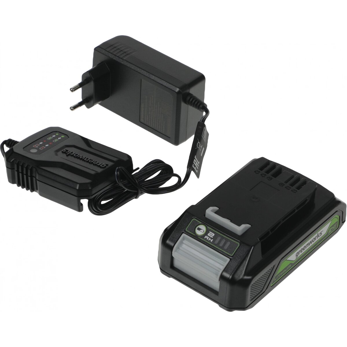 Цепная пила Greenworks GD24CS30K2 (Цвет: Green)