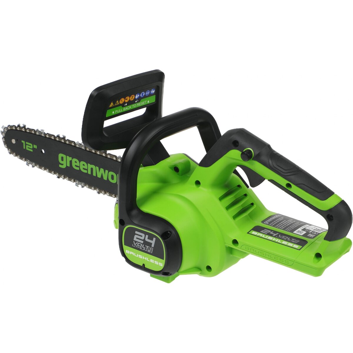 Цепная пила Greenworks GD24CS30K2 (Цвет: Green)