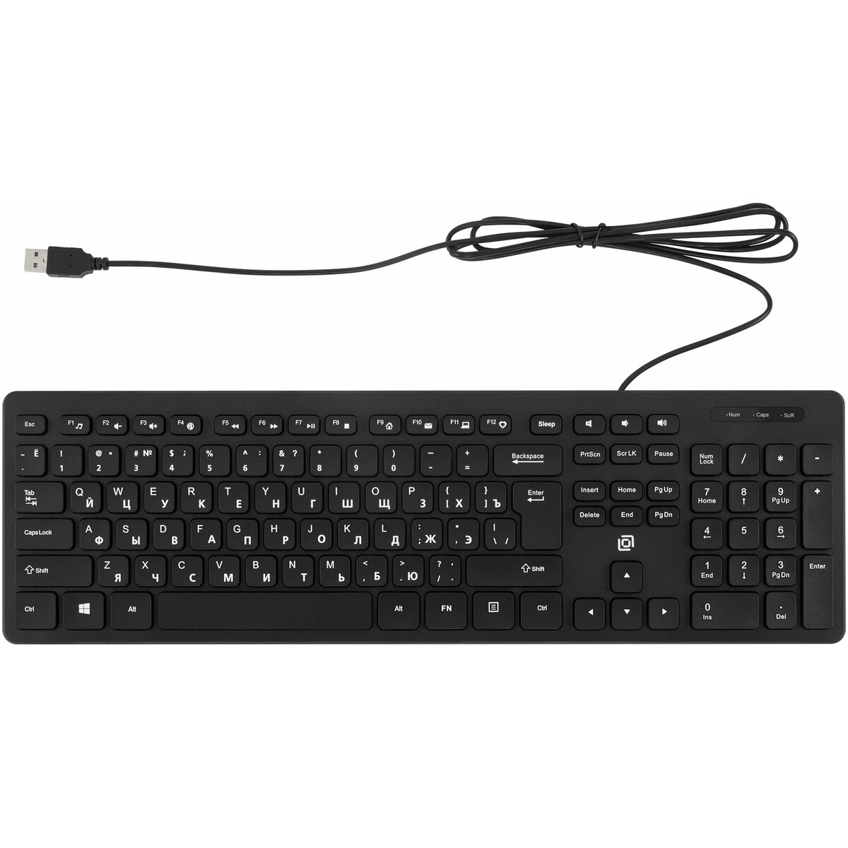Клавиатура Oklick K733, черный 