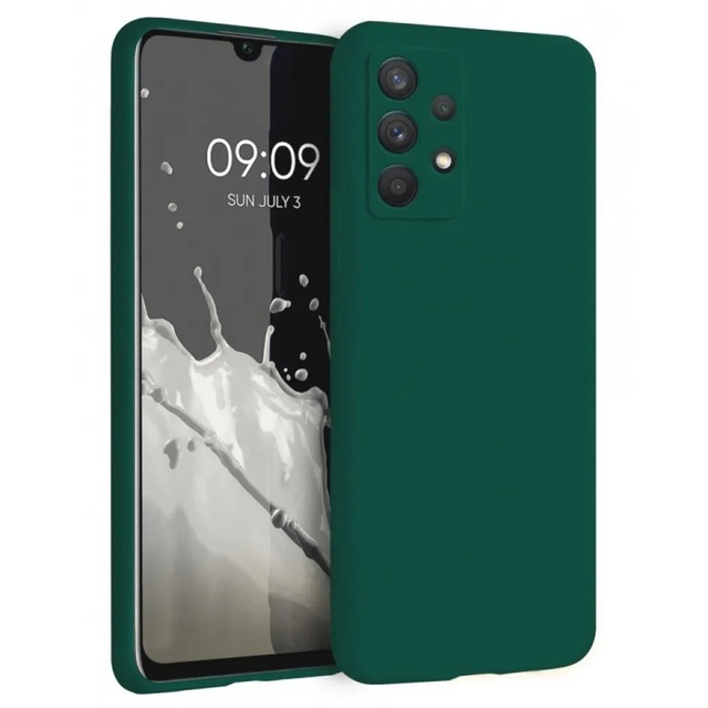 Чехол-накладка Borasco MicroFiber Case для смартфона Samsung Galaxy A33 (Цвет: Green)