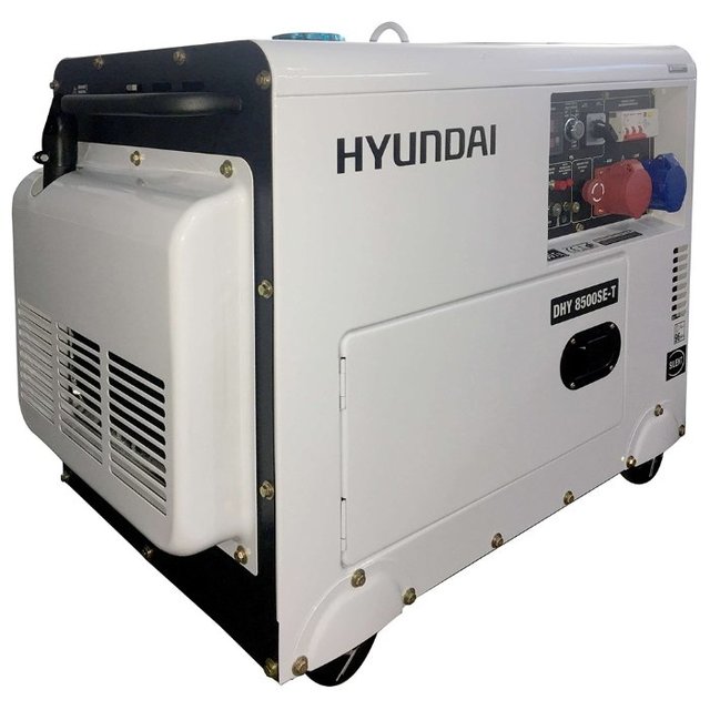 Генератор Hyundai DHY 8500SE-T 7.2кВт (Цвет: White)