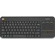 Клавиатура Logitech K400 Plus, черный 