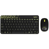 Клавиатура + мышь Logitech MK240 (Цвет: Black/Yellow)