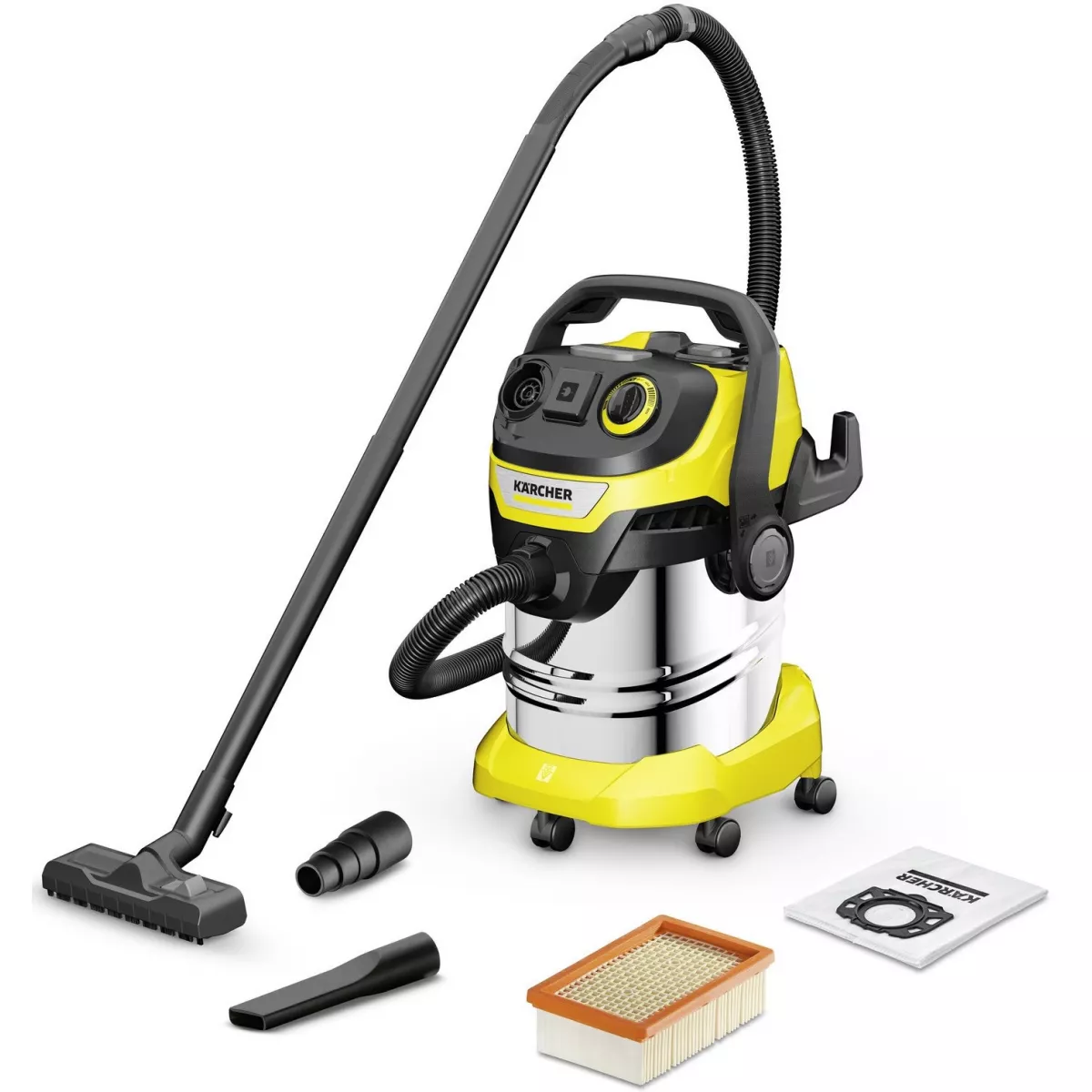 Строительный пылесос Karcher WD 5 P S V-25/5/22 (Цвет: Yellow) Строительный пылесос Karcher WD 5 P S V-25/5/22 (Цвет: Yellow)