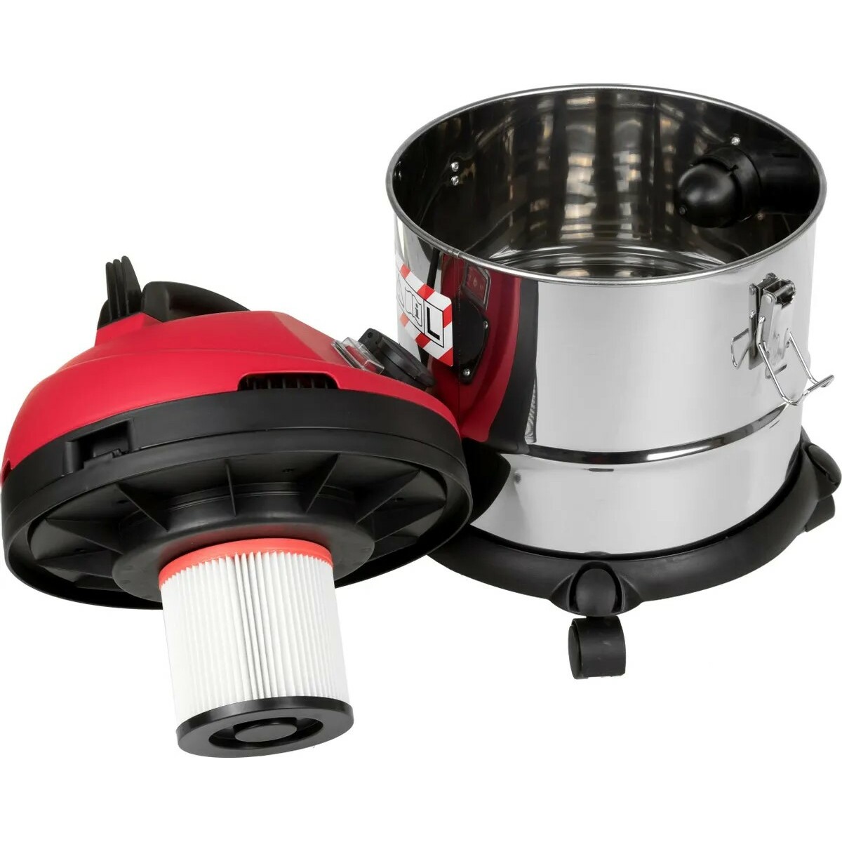 Строительный пылесос Зубр ПУ-20-1400 М3 (Цвет: Gray/Red)