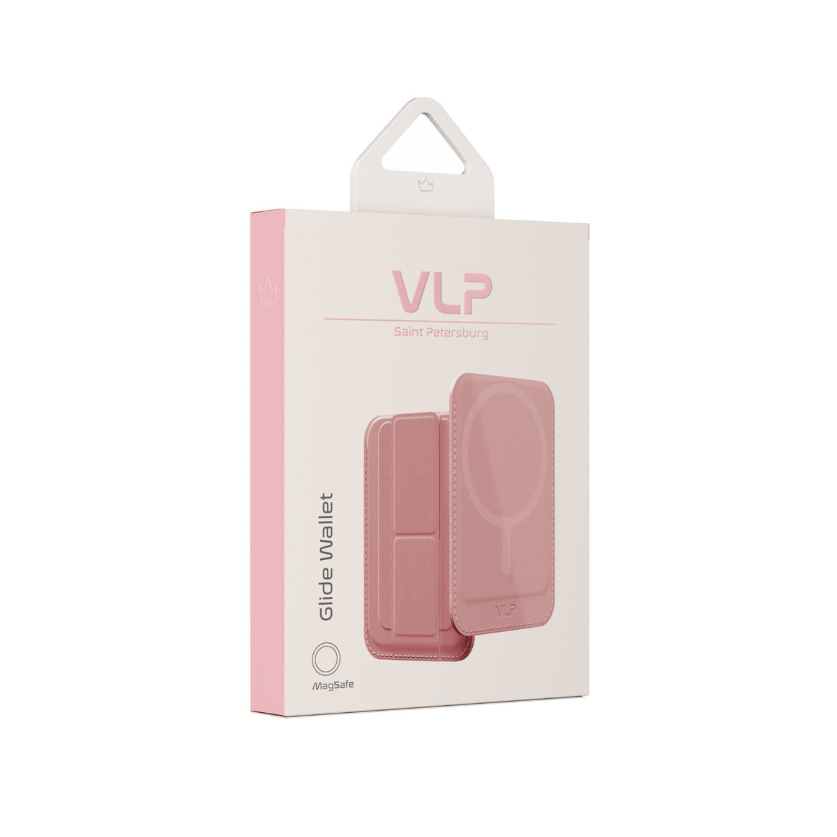 Картхолдер VLP Glide Wallet из экокожи с MagSafe, розовый